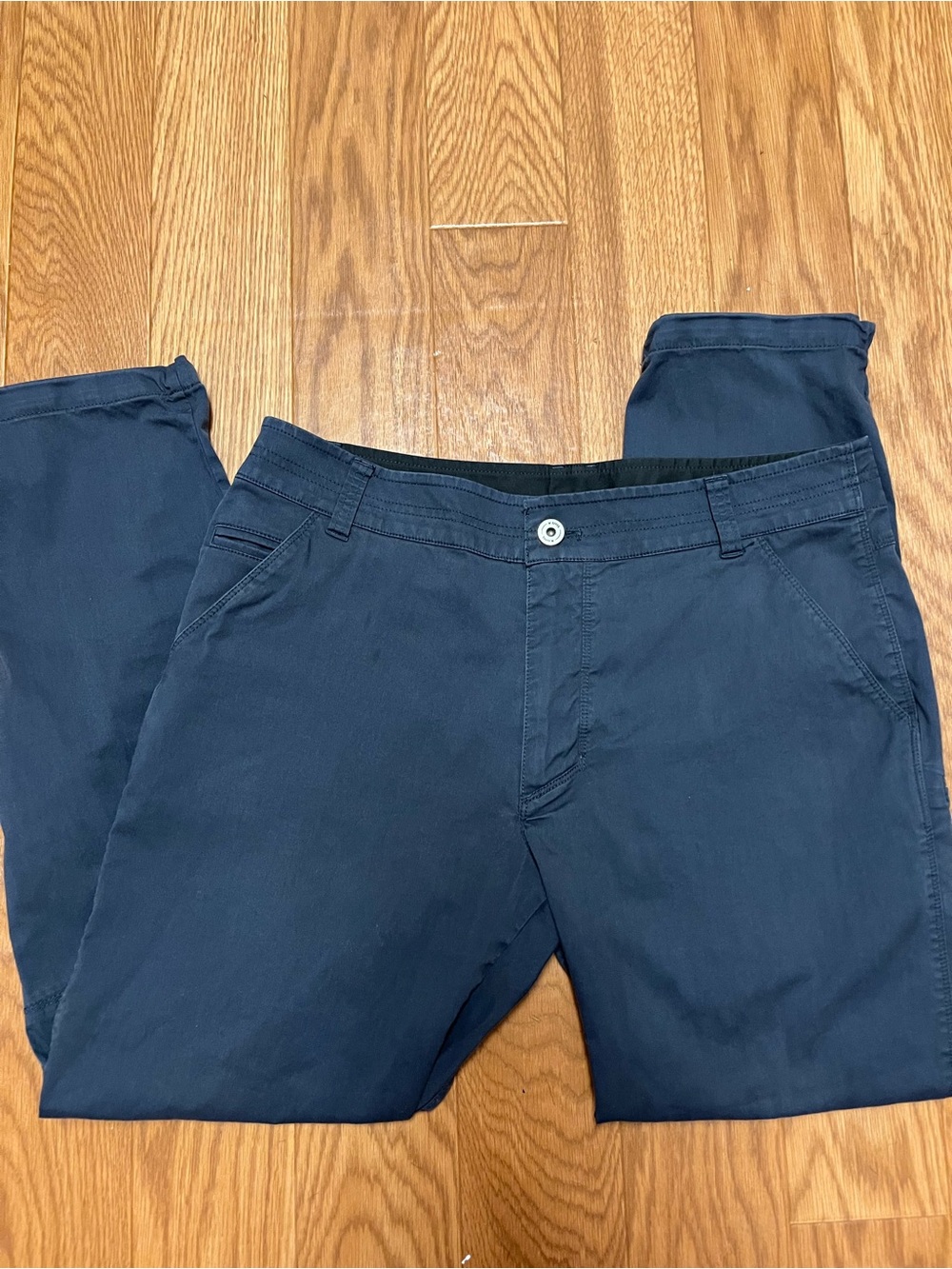 Kuhl Resistor Chino Pants 34x30 Mens Navy Blue Outdoor Hiking Travel Gorpcore
